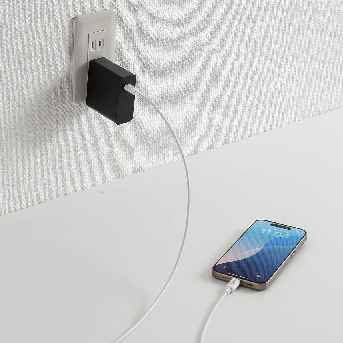 USB 2.0 Type-C Cable (PD60W, 1.5m, White) KU-CCP6015W