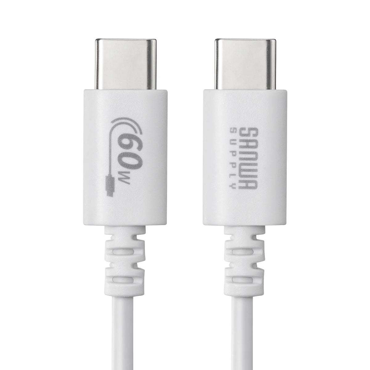 USB 2.0 Type-C Cable (PD60W, 2m, White) KU-CCP6020W
