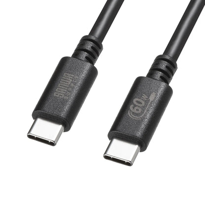 USB 2.0 Type-C Cable (PD60W, 3m, Black) KU-CCP6030BK