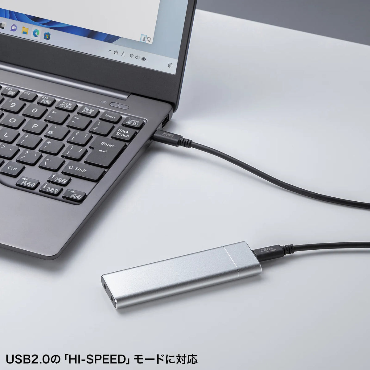 USB 2.0 Type-C Cable (PD60W, 3m, Black) KU-CCP6030BK