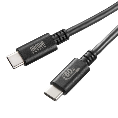 USB 2.0 Type-C Cable (PD60W, 3m, Black) KU-CCP6030BK