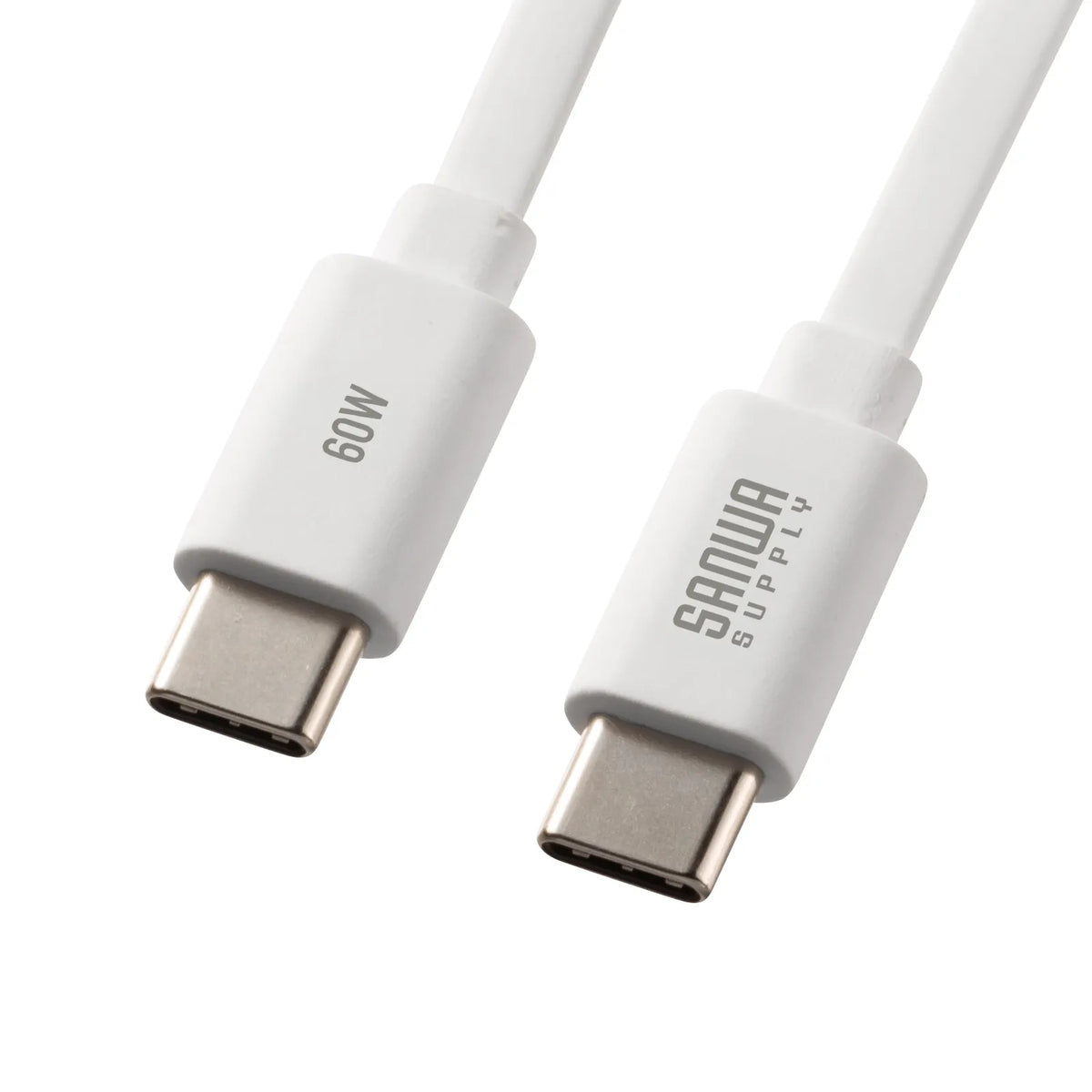 USB 2.0 Type-C Retractable Cable PD60W White KU-CCP60M08W
