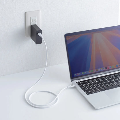 USB 2.0 Type-C Silicone Cable (PD240W, 1m, White) KU-CCPES10W
