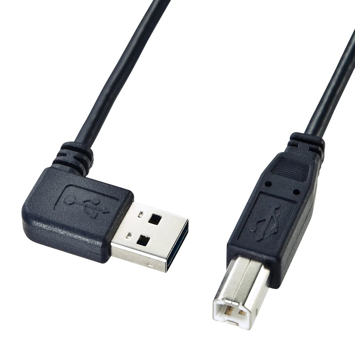 Reversible L-shaped USB cable (A-B standard) KU-RL1