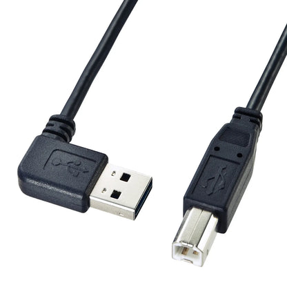 Reversible L-shaped USB cable (A-B standard) KU-RL1