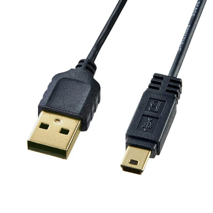 Ultra-thin mini USB cable (mini-B type) KU-SLAMB505BKK