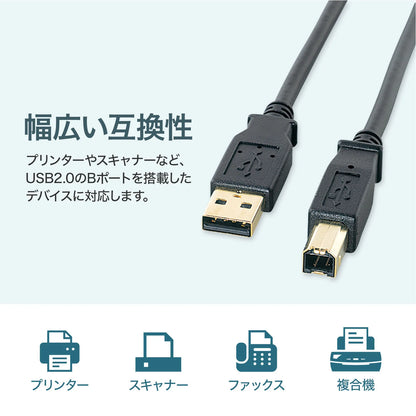 USB2.0ケーブル KU20-1BKHK2