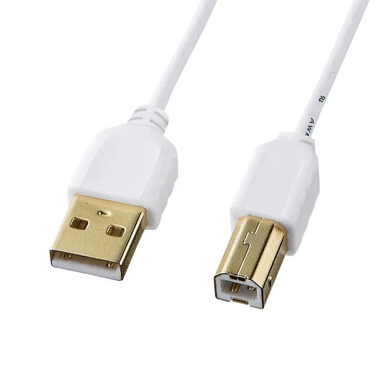 Ultra-thin USB cable (USB 2.0 A-B type) KU20-SL05WK