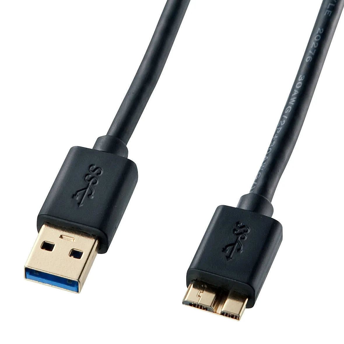 USB 3.0 Micro Cable (A-MicroB) 0.5m KU30-AMC05BK
