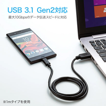 USB 3.1 Gen2 Type-C to A Cable KU31-CA10
