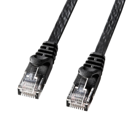 Category 6 Flat LAN Cable LA-FL6-01BK