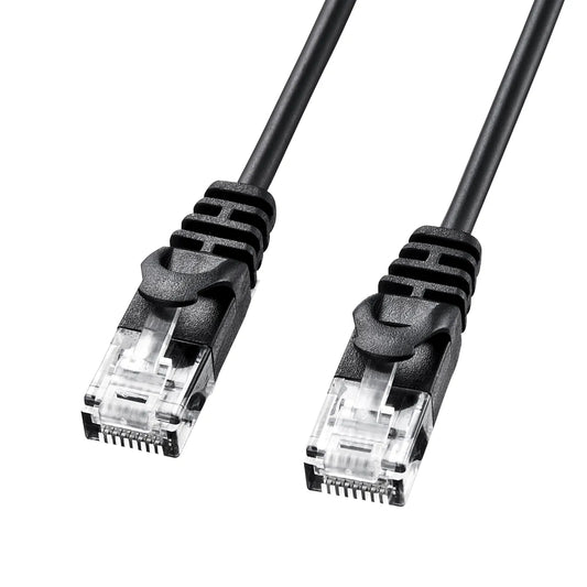 Category 6 ultra-thin LAN cable LA-SL6-01BK