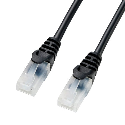 Cat5e LAN cable with anti-snag connector (LA-Y5TS-01BK)