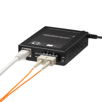 光メディアコンバータ（ギガビット、ブリッジ、マルチモード） LAN-EC212CB