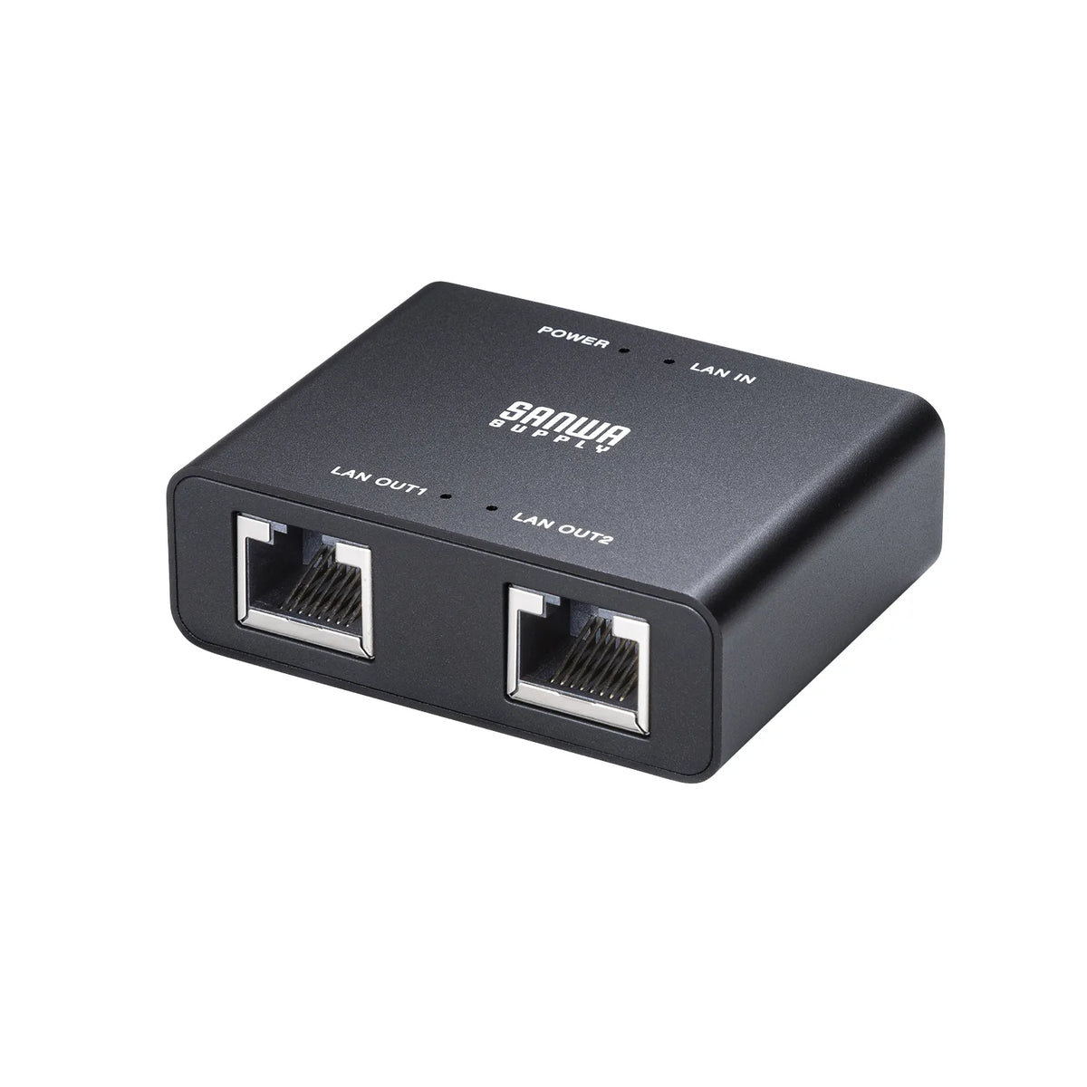 Gigabit-compatible switching hub (3 ports, Type-C power supply) LAN-GIGAC302BK