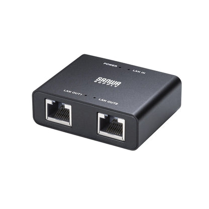 Gigabit-compatible switching hub (3 ports, Type-C power supply) LAN-GIGAC302BK