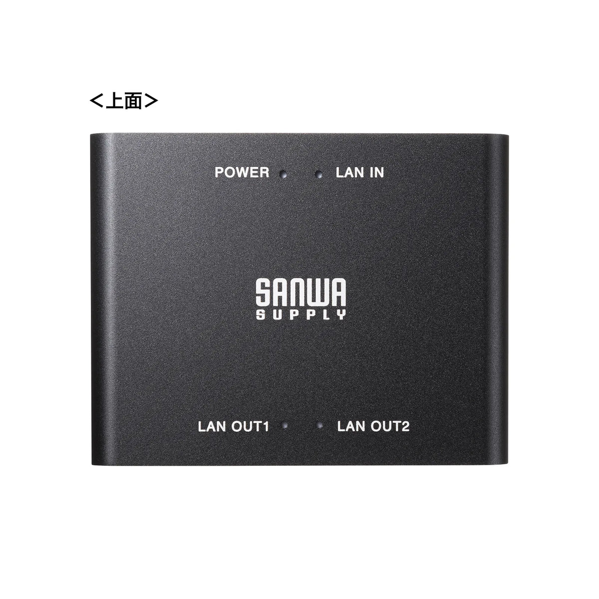 Gigabit-compatible switching hub (3 ports, Type-C power supply) LAN-GIGAC302BK