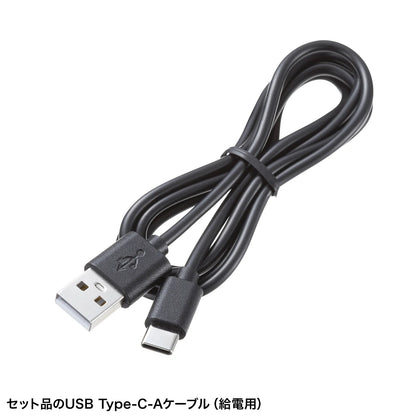 Gigabit-compatible switching hub (3 ports, Type-C power supply) LAN-GIGAC302BK