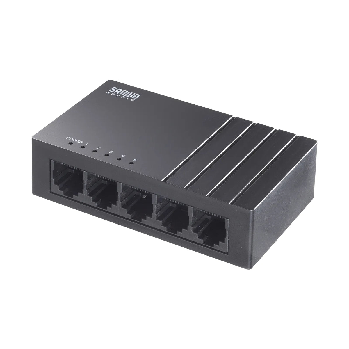 Gigabit-compatible switching hub (5 ports, Type-C power supply) LAN-GIGAC503BK