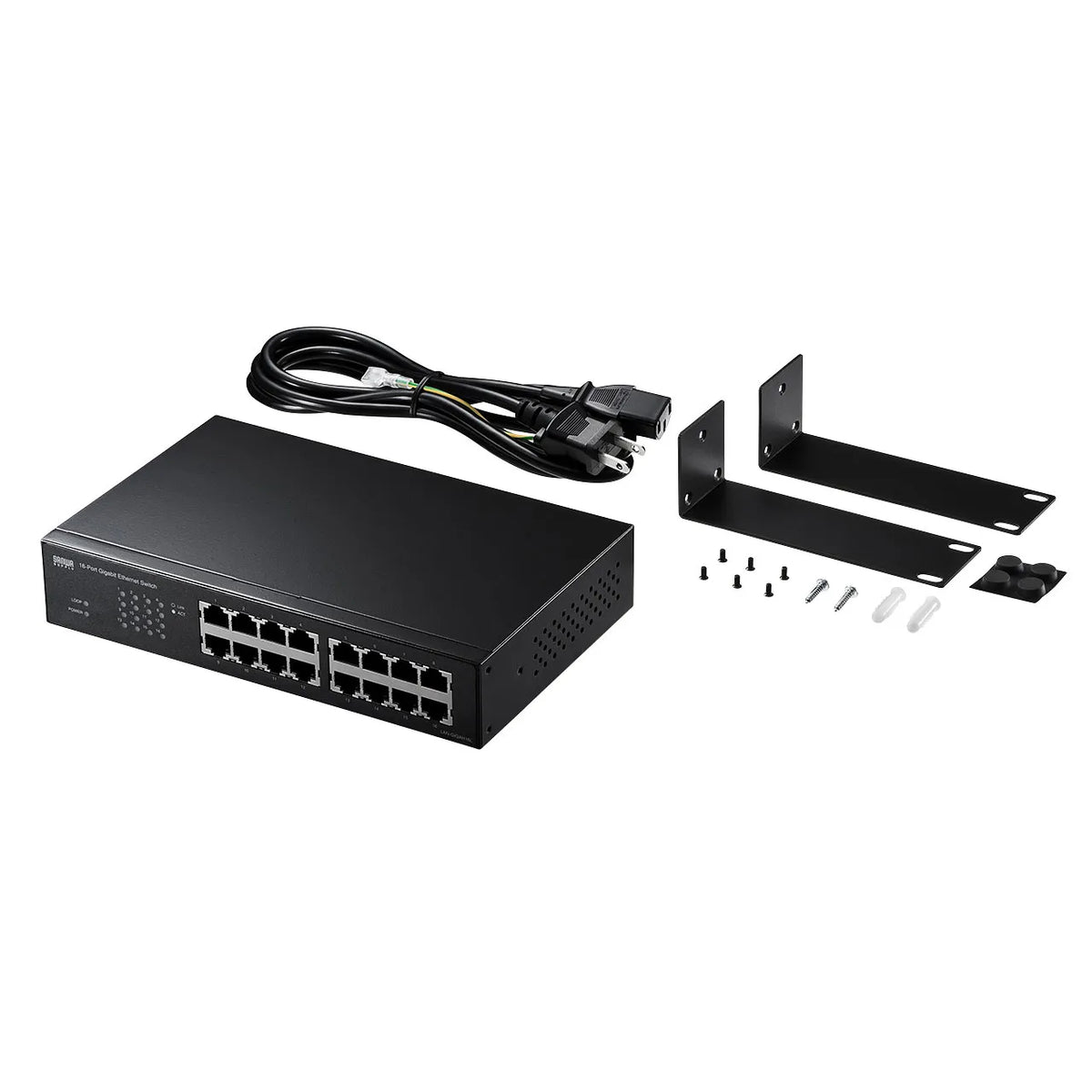 Gigabit Ethernet Switching Hub (16 ports) with Loop Detection Function LAN-GIGAH16L