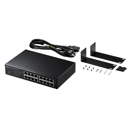 Gigabit Ethernet Switching Hub (16 ports) with Loop Detection Function LAN-GIGAH16L