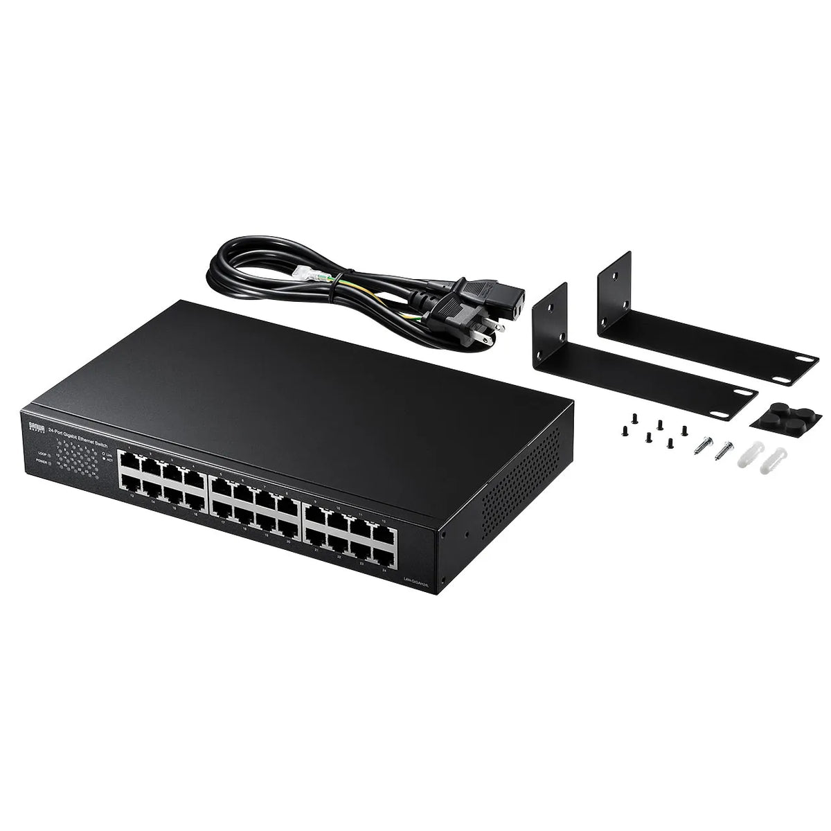 Giga対応スイッチングハブ(24ポート)ループ検知機能つき LAN-GIGAH24L