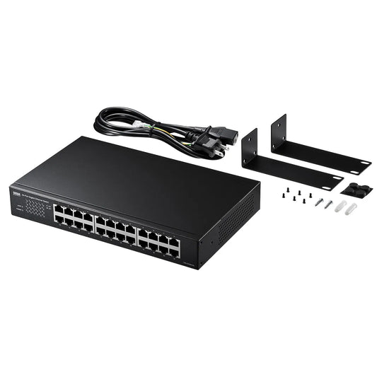 Gigabit Ethernet Switching Hub (24 Ports) with Loop Detection Function LAN-GIGAH24L
