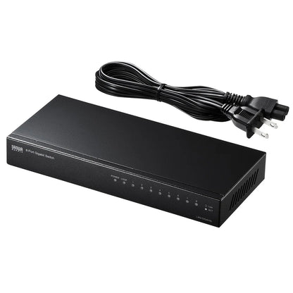 Gigabit Ethernet Switching Hub (8 Ports) with Loop Detection Function LAN-GIGAH8L