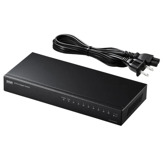 Gigabit Ethernet Switching Hub (8 Ports) with Loop Detection Function LAN-GIGAH8L