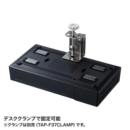 Gigabit-compatible switching hub (16 ports, with magnet) LAN-GIGAP1602BK