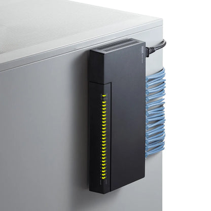 Gigabit-compatible switching hub (24 ports, with magnet) LAN-GIGAP2402BK