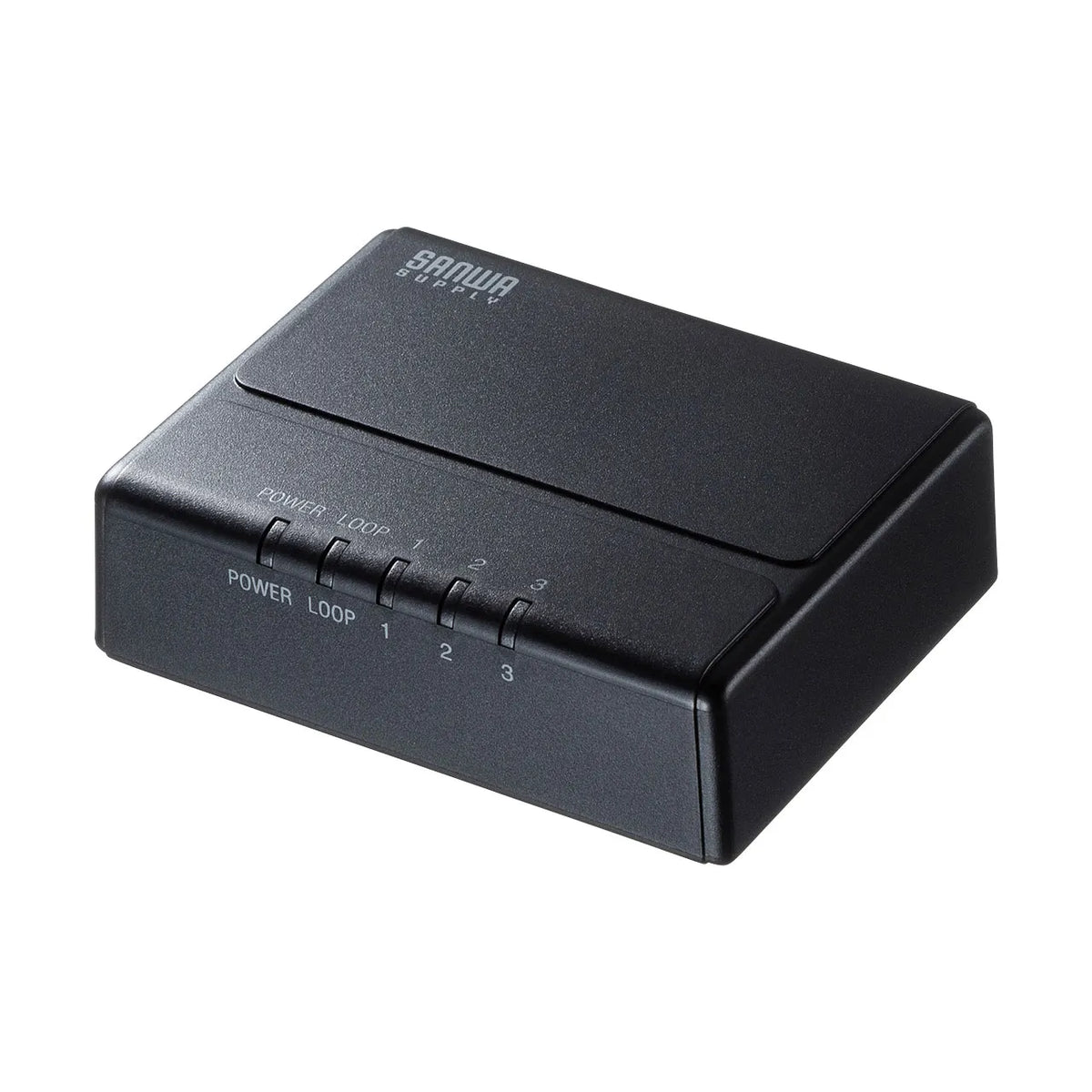 ギガビット対応 スイッチングハブ(3ポート・マグネット付き） LAN-GIGAP301BK