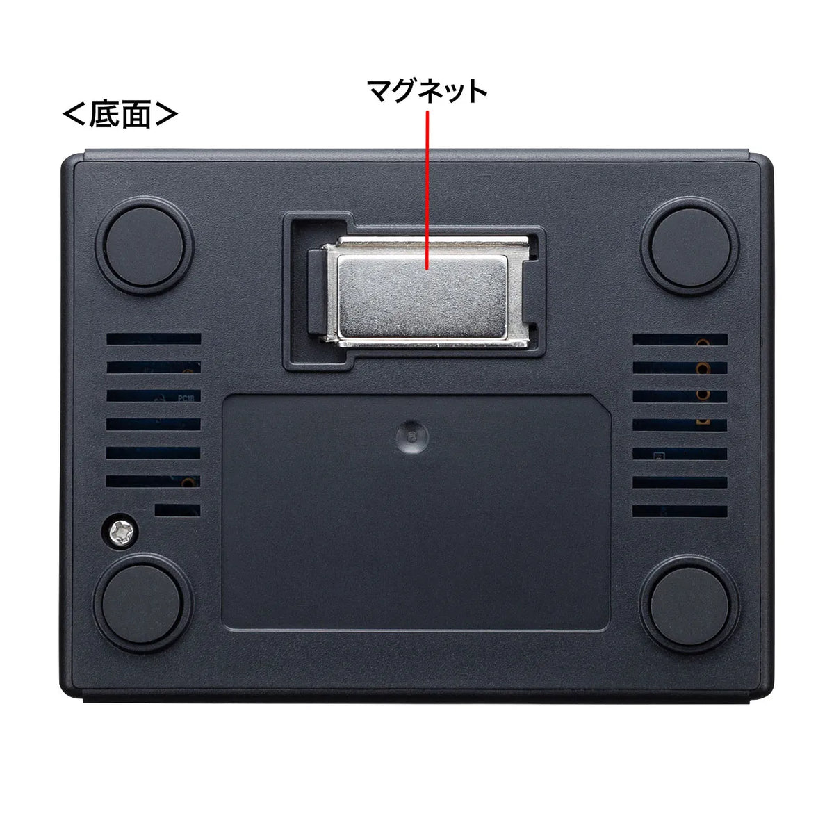 ギガビット対応 スイッチングハブ(3ポート・マグネット付き） LAN-GIGAP301BK