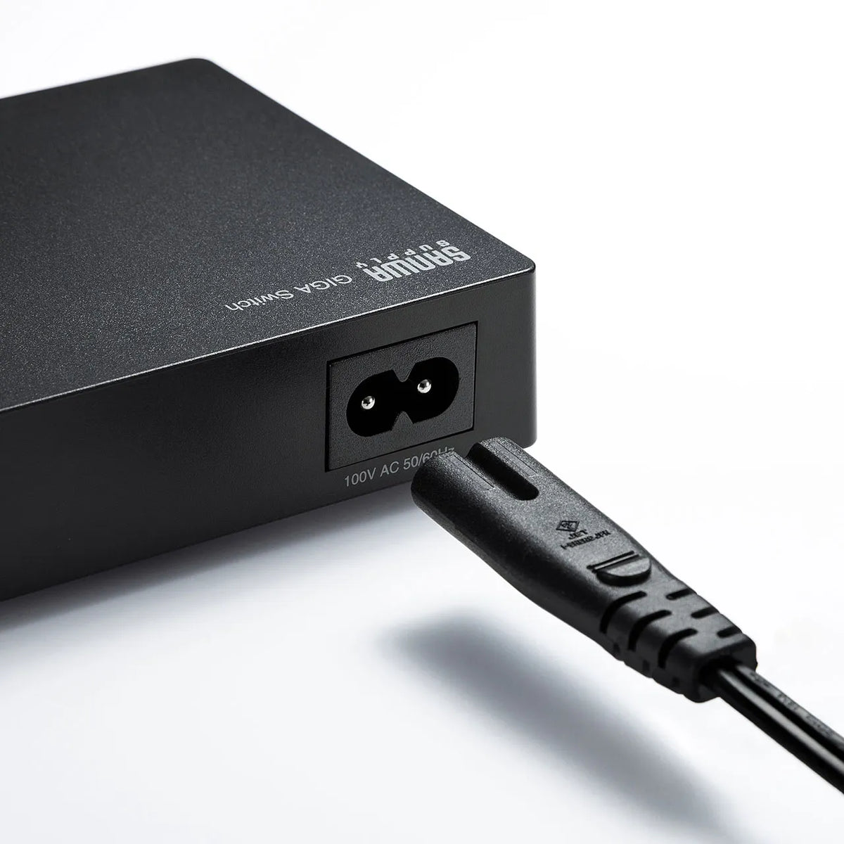 Gigabit-compatible switching hub (5 ports, with magnet) LAN-GIGAP502BK