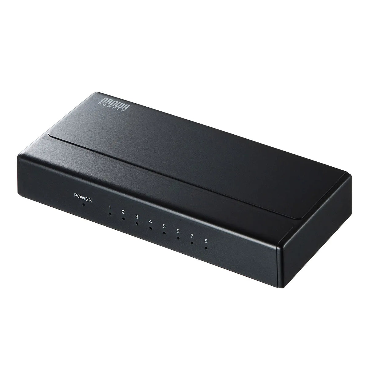 ギガビット対応スイッチングハブ(8ポート・マグネット付き） LAN-GIGAP801BK