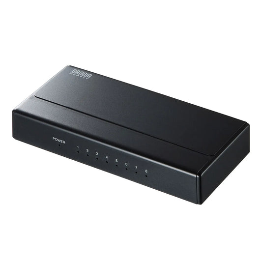 ギガビット対応スイッチングハブ(8ポート・マグネット付き） LAN-GIGAP801BK