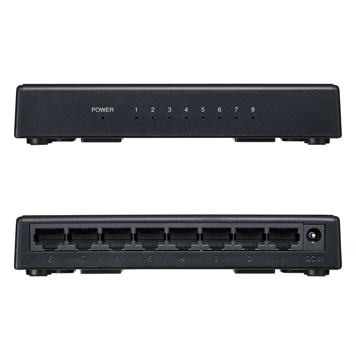 ギガビット対応スイッチングハブ(8ポート・マグネット付き） LAN-GIGAP801BK
