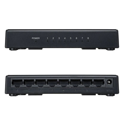 ギガビット対応スイッチングハブ(8ポート・マグネット付き） LAN-GIGAP801BK