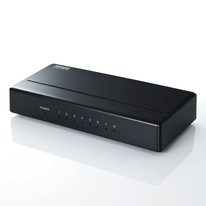 ギガビット対応スイッチングハブ(8ポート・マグネット付き） LAN-GIGAP801BK