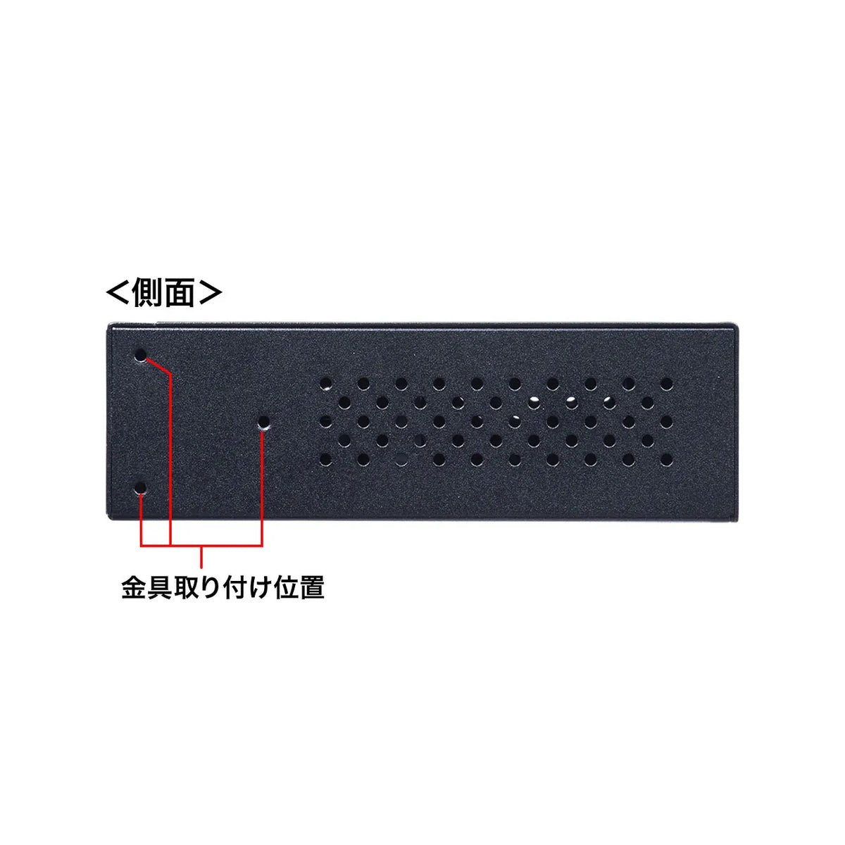 Long-distance transmission, Gigabit-compatible PoE switching hub (5 ports) LAN-GIGAPOE51