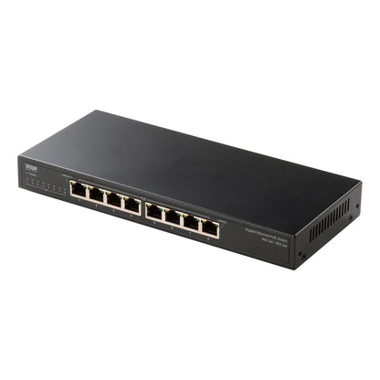 ギガビット対応PoEスイッチングハブ(8ポート・マグネット付き) LAN-GIGAPOE85