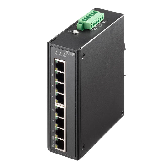 Industrial Gigabit PoE Switching Hub (High Durability/8 Ports) LAN-GIGAPOEFA83