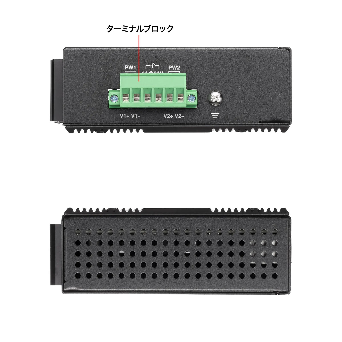 産業用ギガビット対応PoEスイッチングハブ(高耐久/8ポート） LAN-GIGAPOEFA83