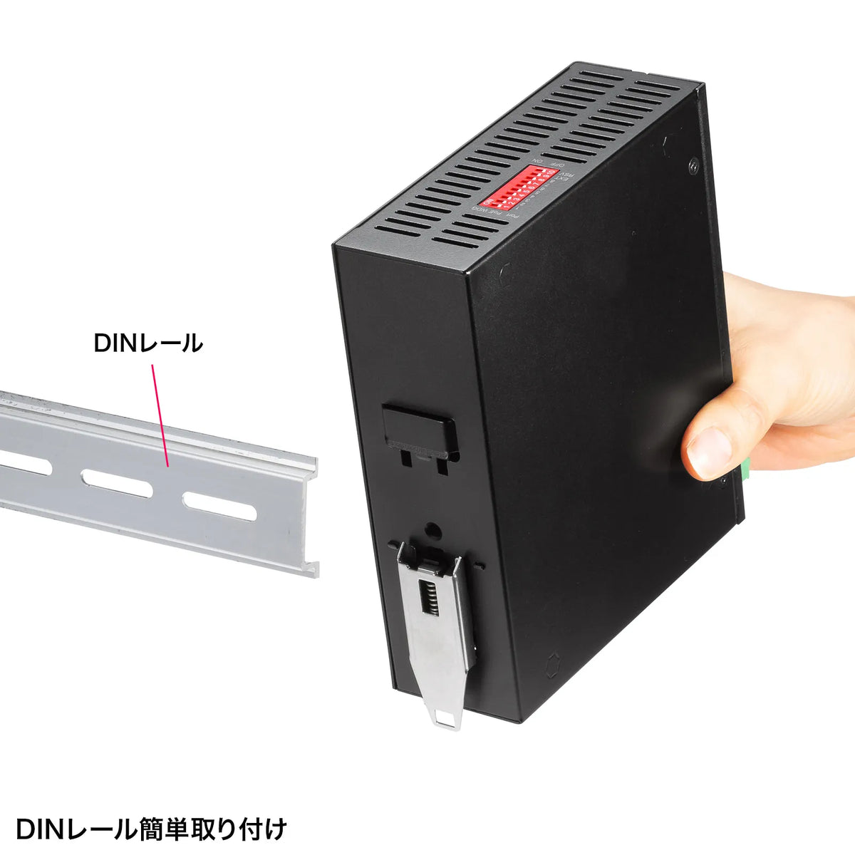 Industrial Gigabit PoE Switching Hub (IEEE802.3bt/8 ports) LAN-GIGAPOEFA84