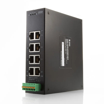 Industrial Gigabit PoE Switching Hub (IEEE802.3bt/8 ports) LAN-GIGAPOEFA84