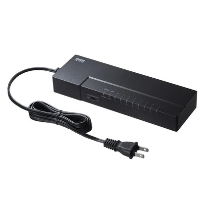 Gigabit-compatible tap-type switching hub (8 ports, with magnet) LAN-GIGAT803BK