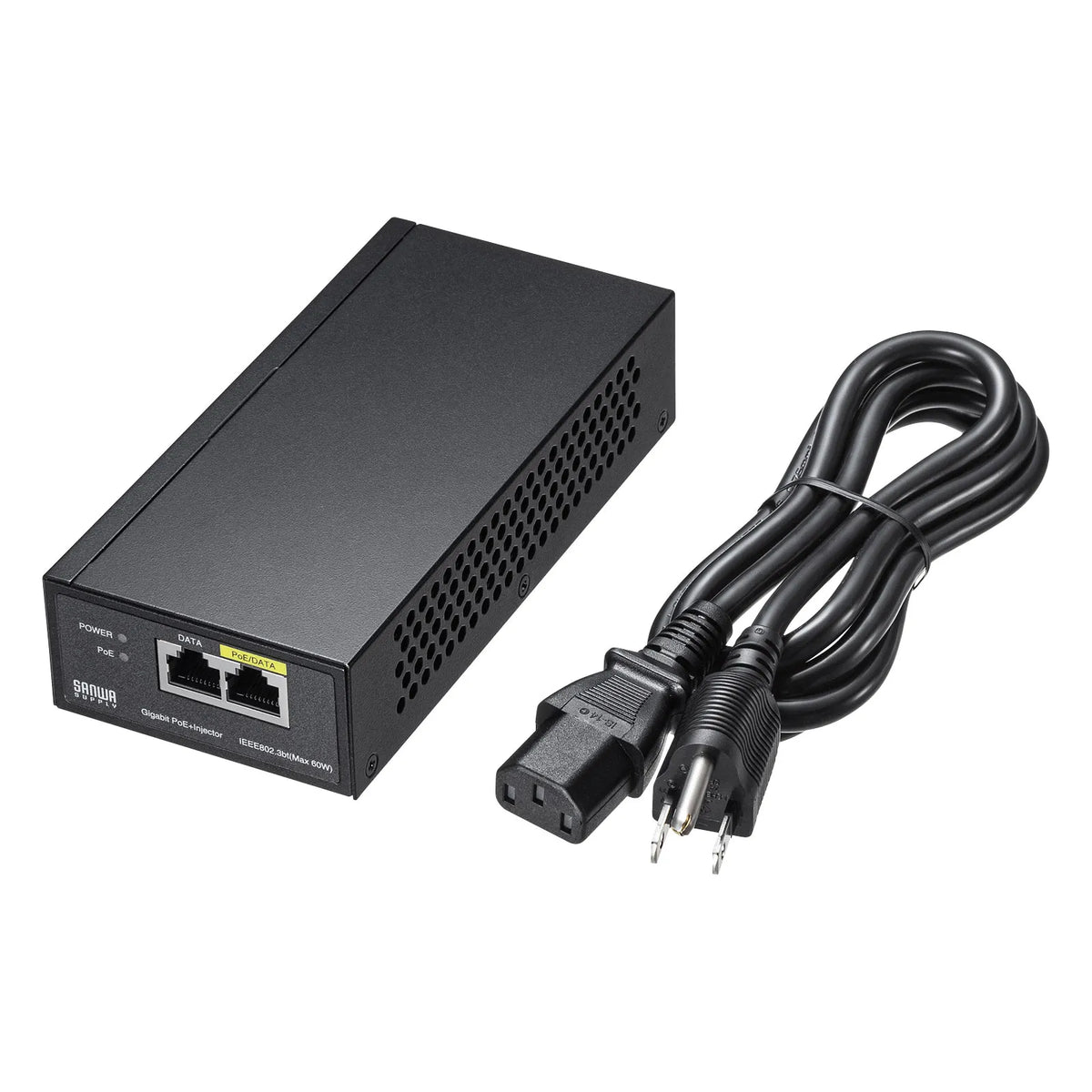 PoE Injector (Built-in Power Supply, IEEE802.3bt Compatible) LAN-GIHINJ5