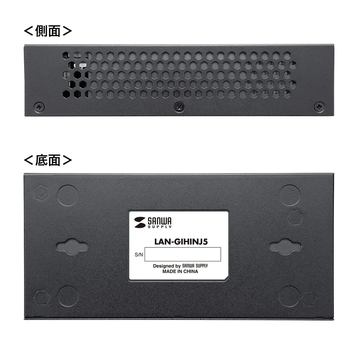 PoE Injector (Built-in Power Supply, IEEE802.3bt Compatible) LAN-GIHINJ5