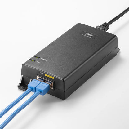 PoE Injector (Built-in Power Supply, IEEE802.3bt (75W) Compatible) LAN-GIHINJ6