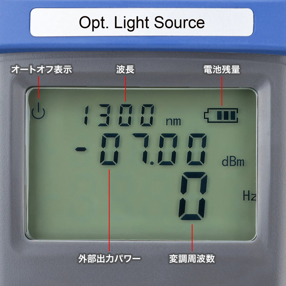 Fiber optic light source (multimode) LAN-HTST-LS01